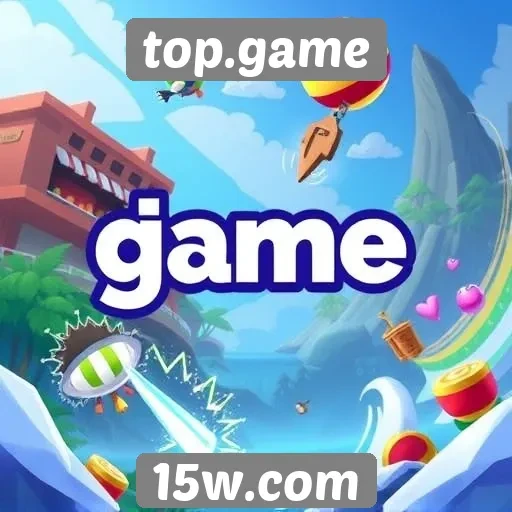 Exploração das categorias de jogos disponíveis em top.game